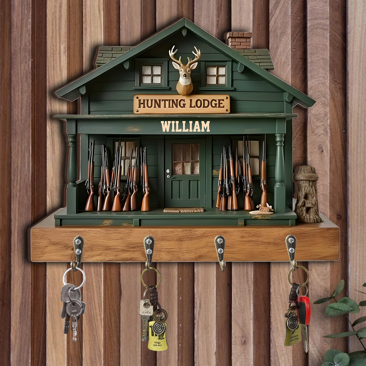 Liebe zur Jagd – Personalisierte, individuell geformte Hängehalterung für die Jagd