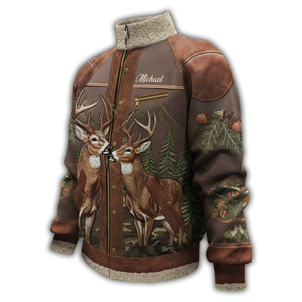 Jagdpartner fürs Leben – Personalisierte Jagd-Reißverschlussjacke