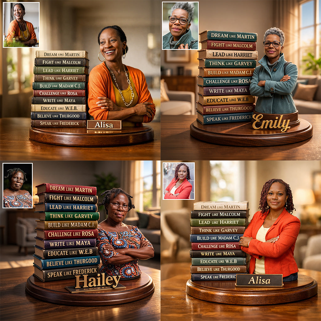 Black Pride - Personalized African American Custom Shaped Acrylic Plaque