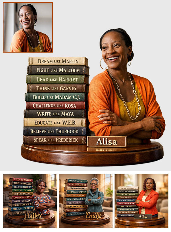 Black Pride - Personalized African American Custom Shaped Acrylic Plaque