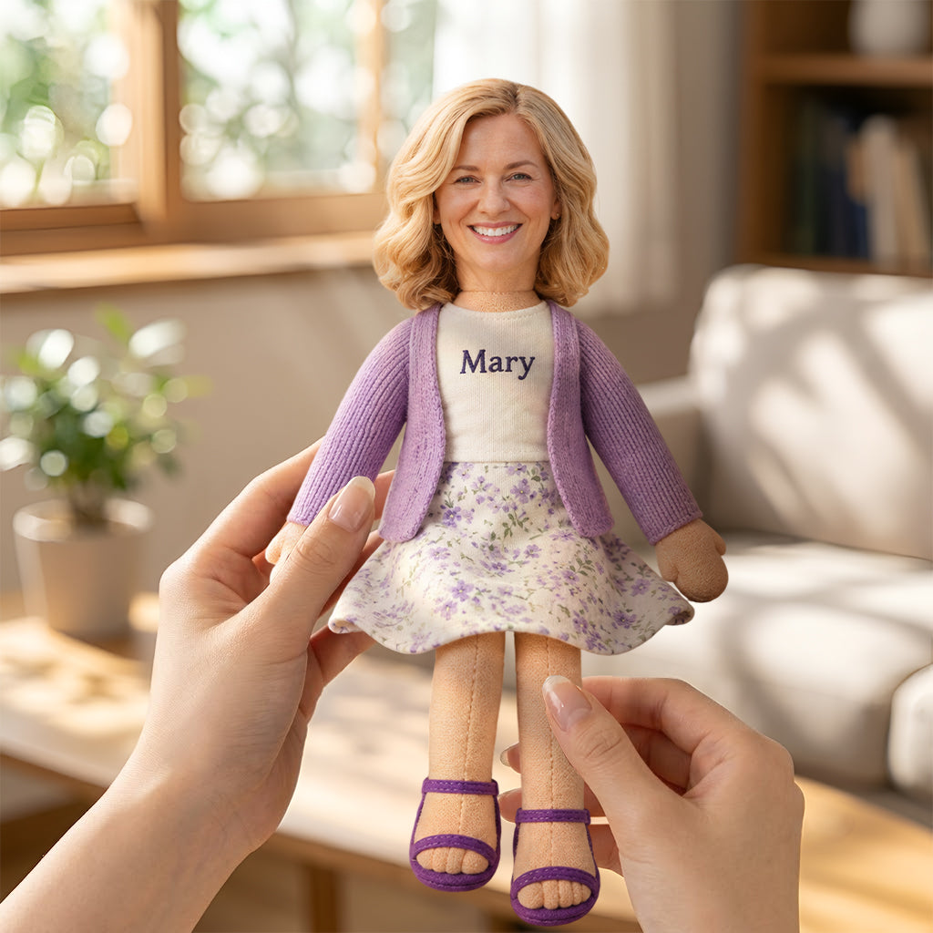Love Reading - Personalized Book Posable Plush Doll