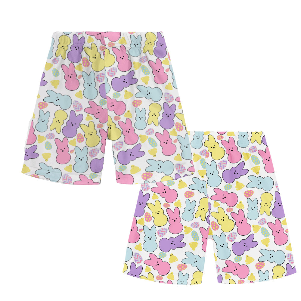 Buntes Osterfest – personalisiertes Kinder-T-Shirt & Shorts