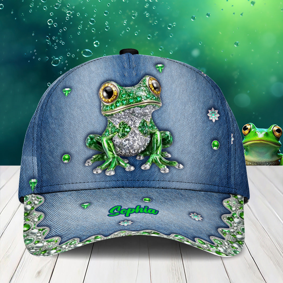 Beautiful Frog - Personalized Frog Classic Cap