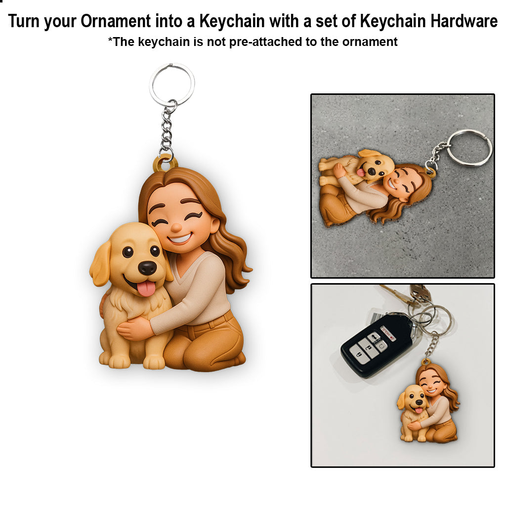 Geschenk für Hundeliebhaber – Personalisierter Hundeanhänger