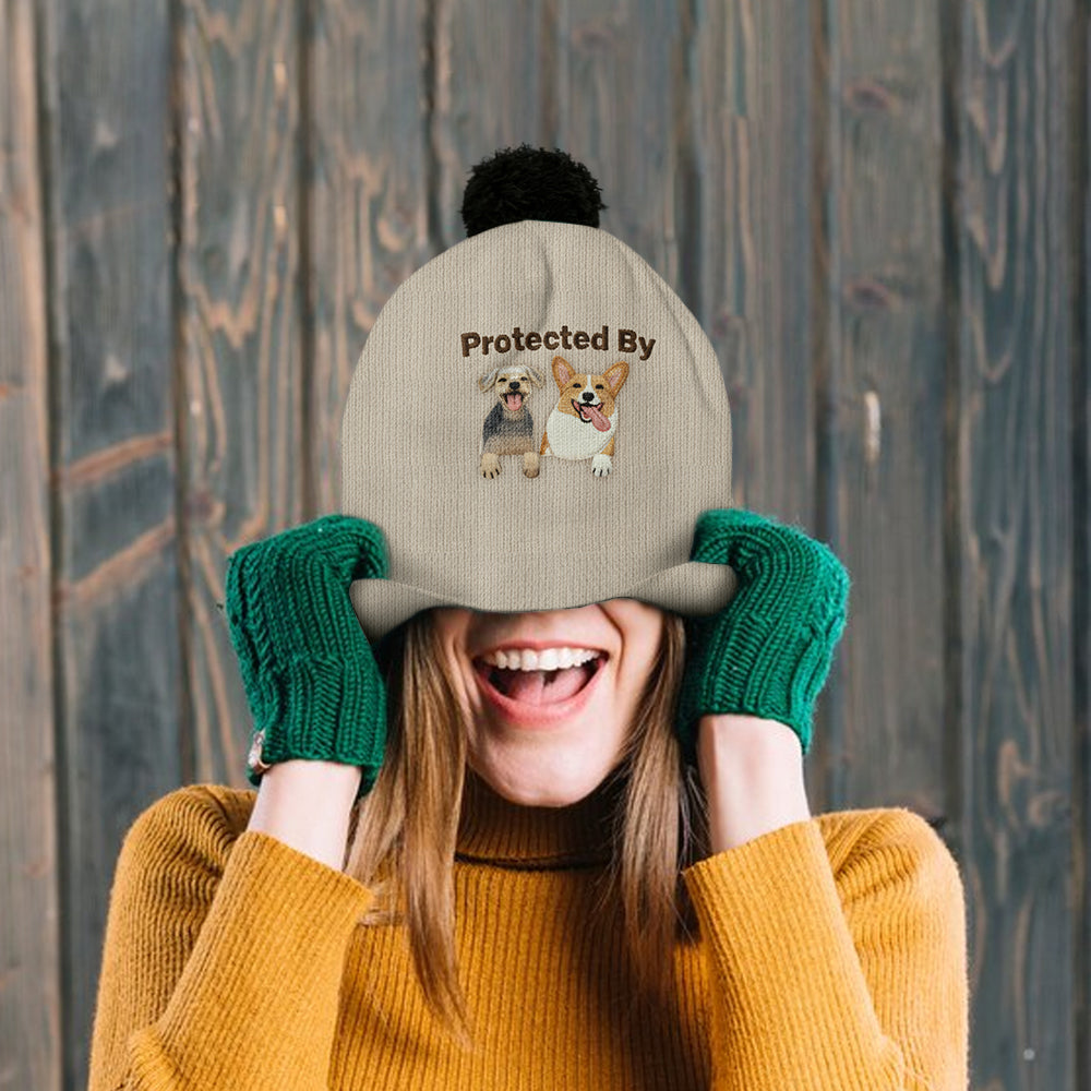 Von pelzigen Freunden geliebt und beschützt – personalisierte Hundemütze