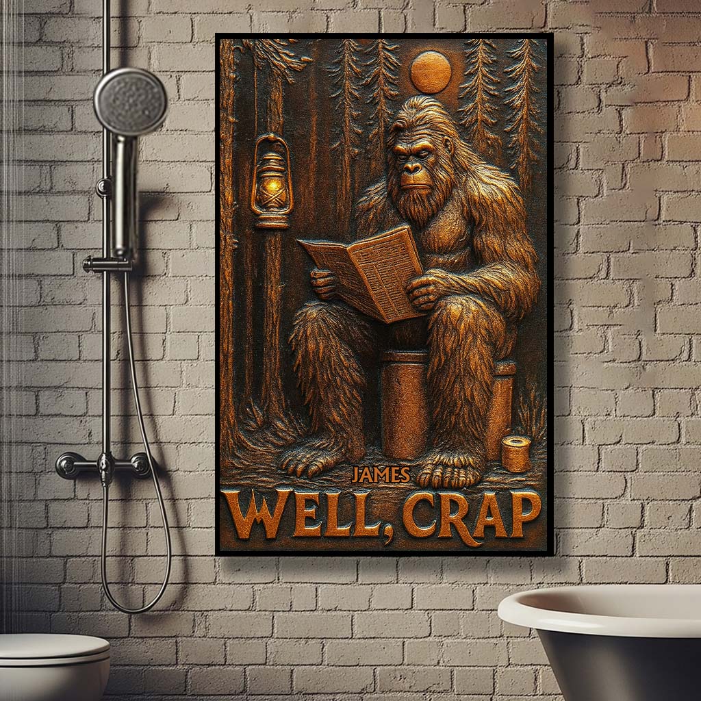 Na toll – personalisierte Bigfoot-Leinwand und Poster