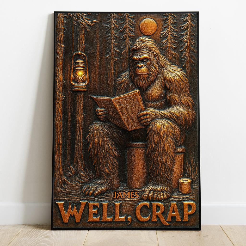 Na toll – personalisierte Bigfoot-Leinwand und Poster
