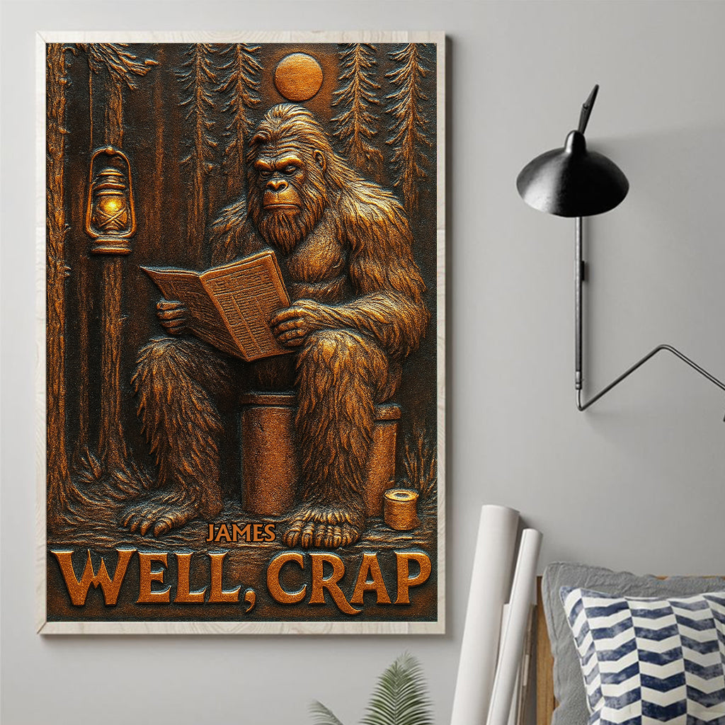 Na toll – personalisierte Bigfoot-Leinwand und Poster