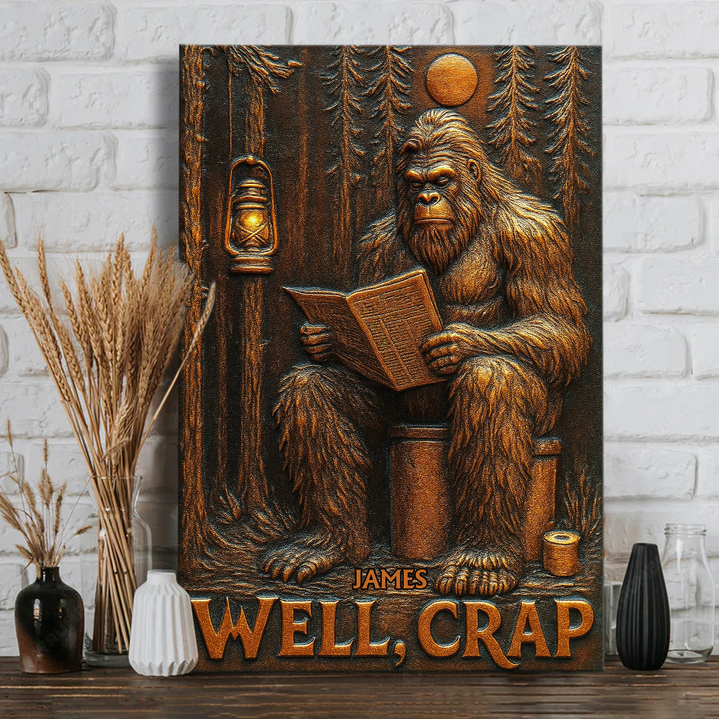 Na toll – personalisierte Bigfoot-Leinwand und Poster