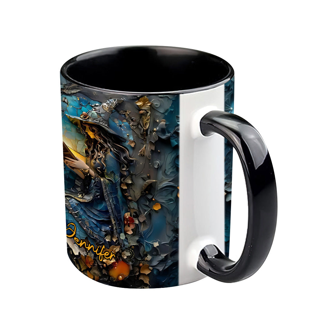 Artistic Witch - Personalized Witch Accent Mug