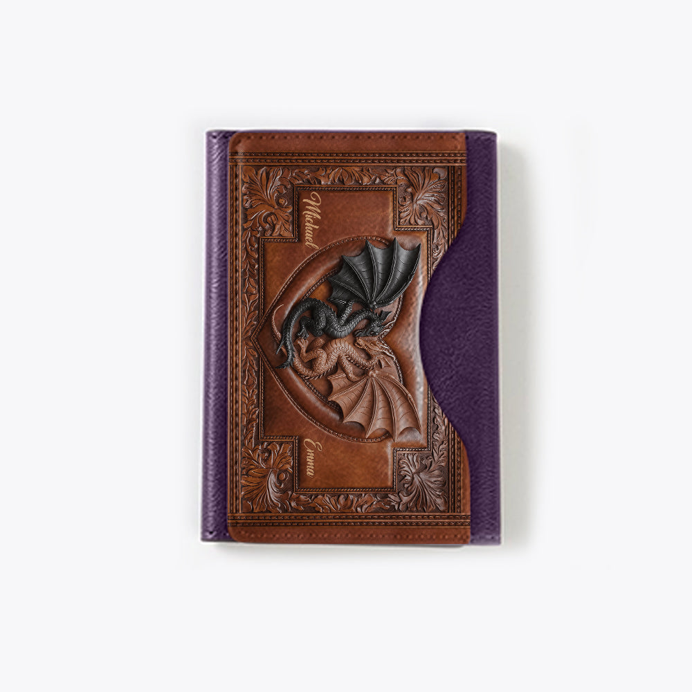 Du & Ich – Personalisierte Drachen-Magsafe-Geldbörse