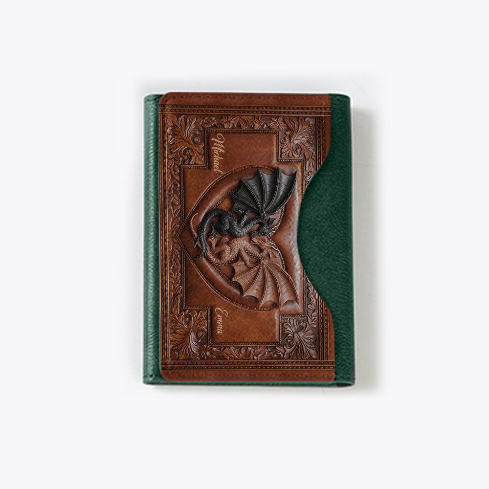 Du & Ich – Personalisierte Drachen-Magsafe-Geldbörse