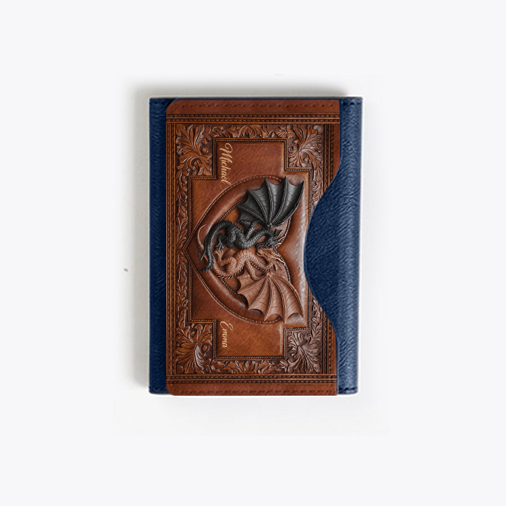 Du & Ich – Personalisierte Drachen-Magsafe-Geldbörse