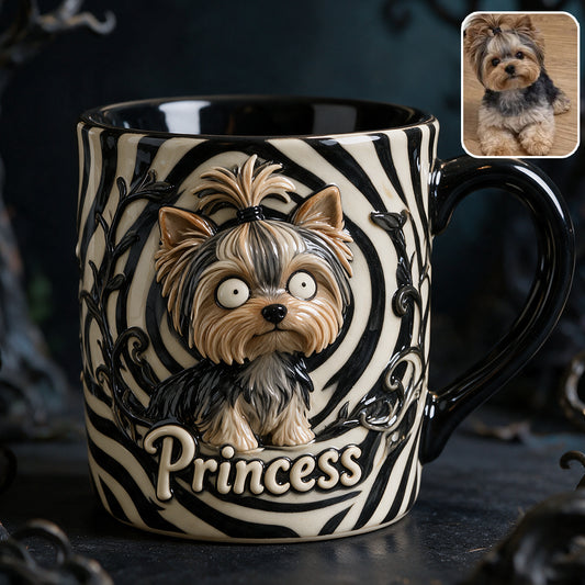 Niedliche Freaky Haustier für Halloween - Personalisierte 3D-gedruckte Tasse