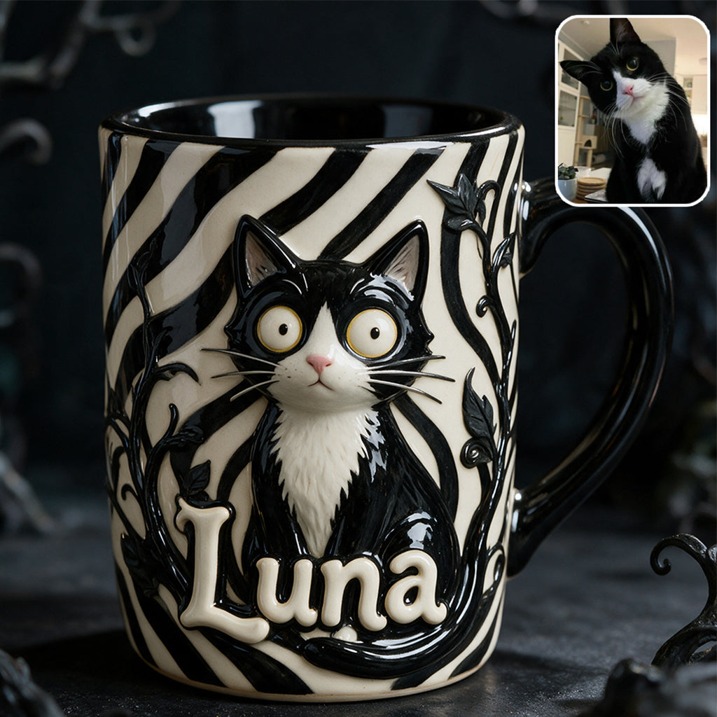 Cute Freaky Pet For Halloween - Personalized Dog 3D Printed Accent Mug