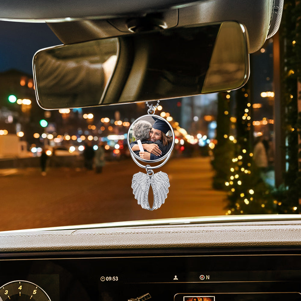 Herzlichen Glückwunsch zum Studienabschluss – personalisierter Flügel-Anhänger für Absolventen