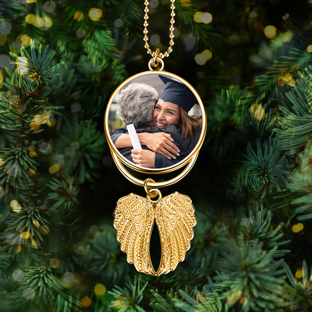 Herzlichen Glückwunsch zum Studienabschluss – personalisierter Flügel-Anhänger für Absolventen