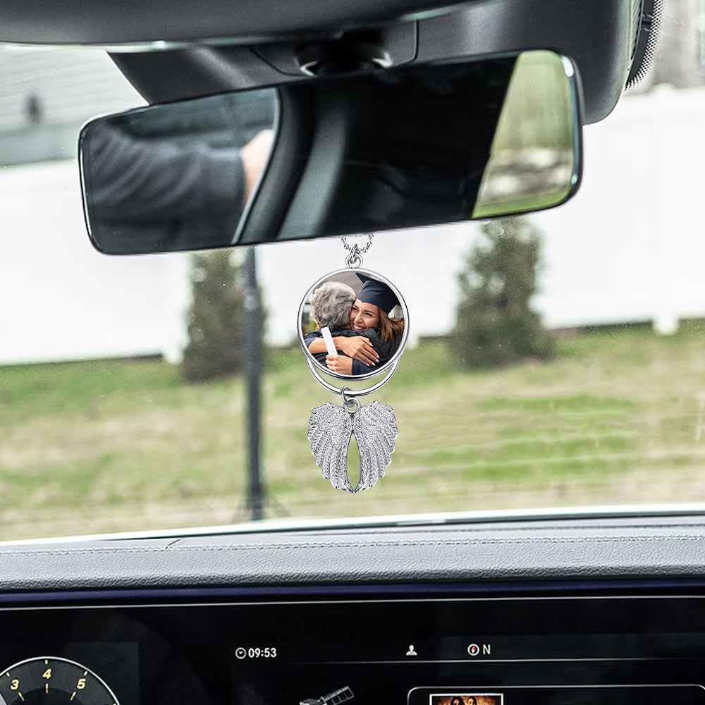 Herzlichen Glückwunsch zum Studienabschluss – personalisierter Flügel-Anhänger für Absolventen