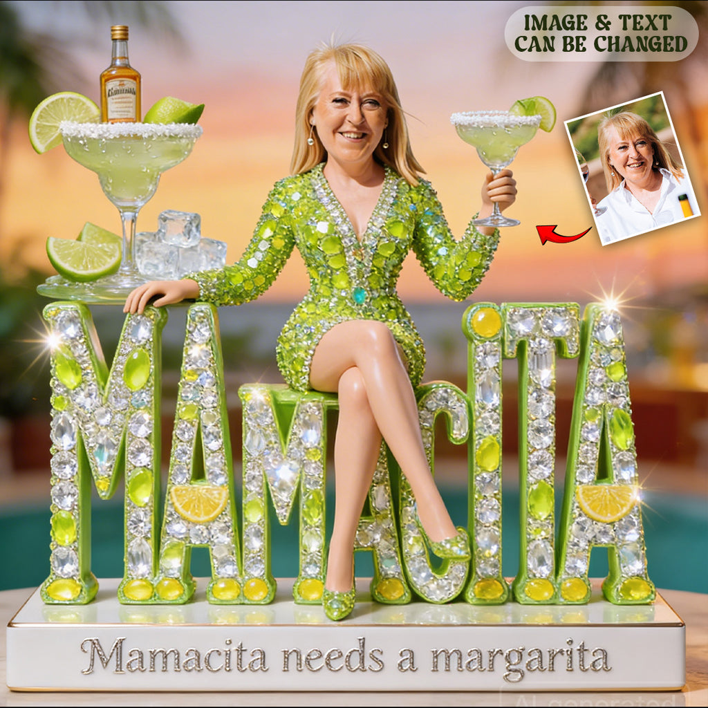 Geschenk für Cocktail- und Margarita-Liebhaber - Personalisierte Cocktail-Acrylplakette