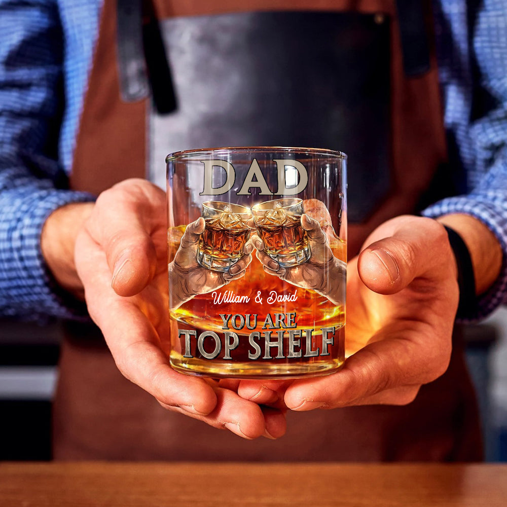 Papa, du bist spitze! - Personalisiertes Whiskyglas für Väter