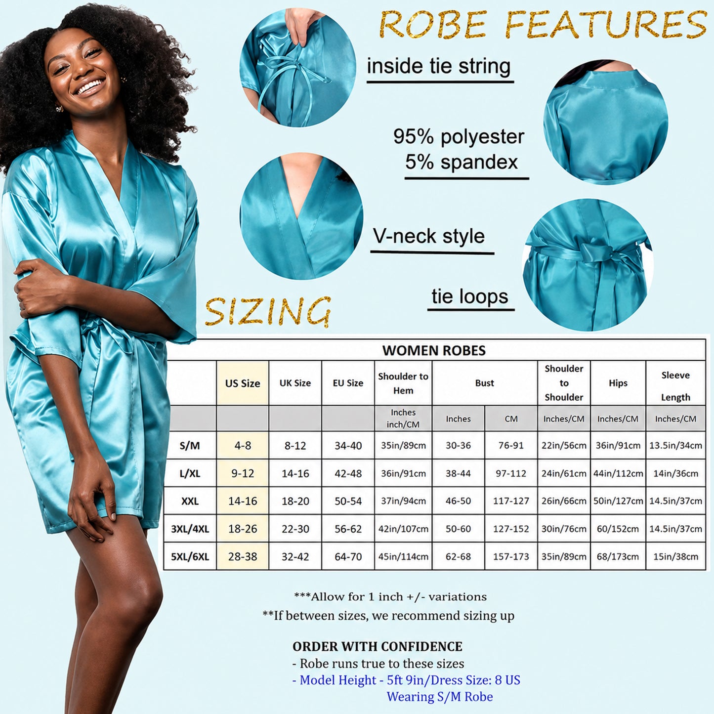 Tis The Season - Personalized Highland Cow Satin Robe