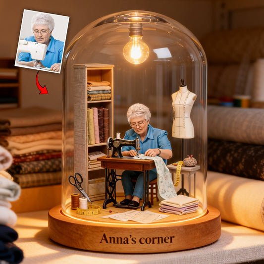 Love Sewing - Personalized Sewing Acrylic LED Night Light