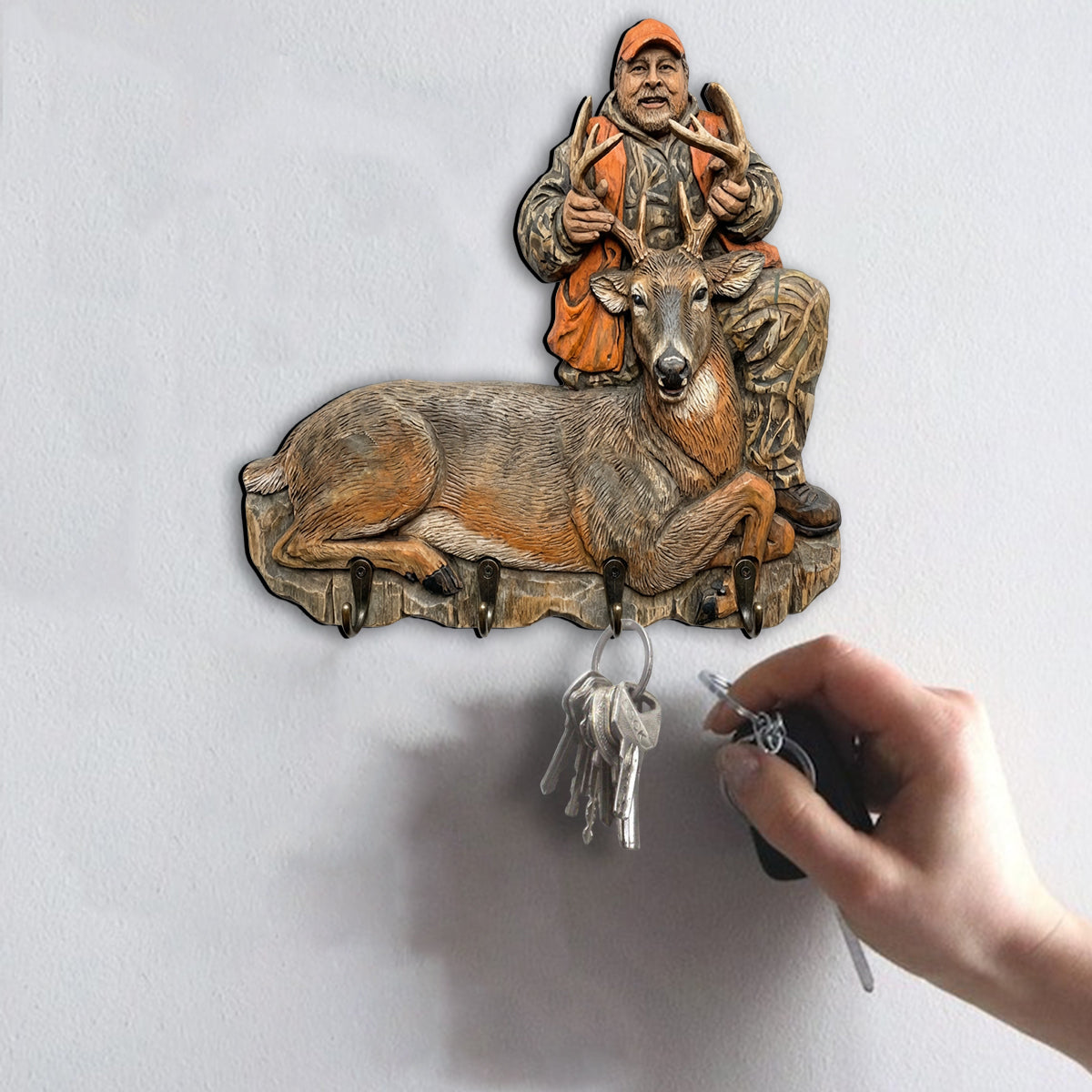 Individuell gestaltbares Jagd-Hängegestell nach Foto – personalisiert und in Sonderform