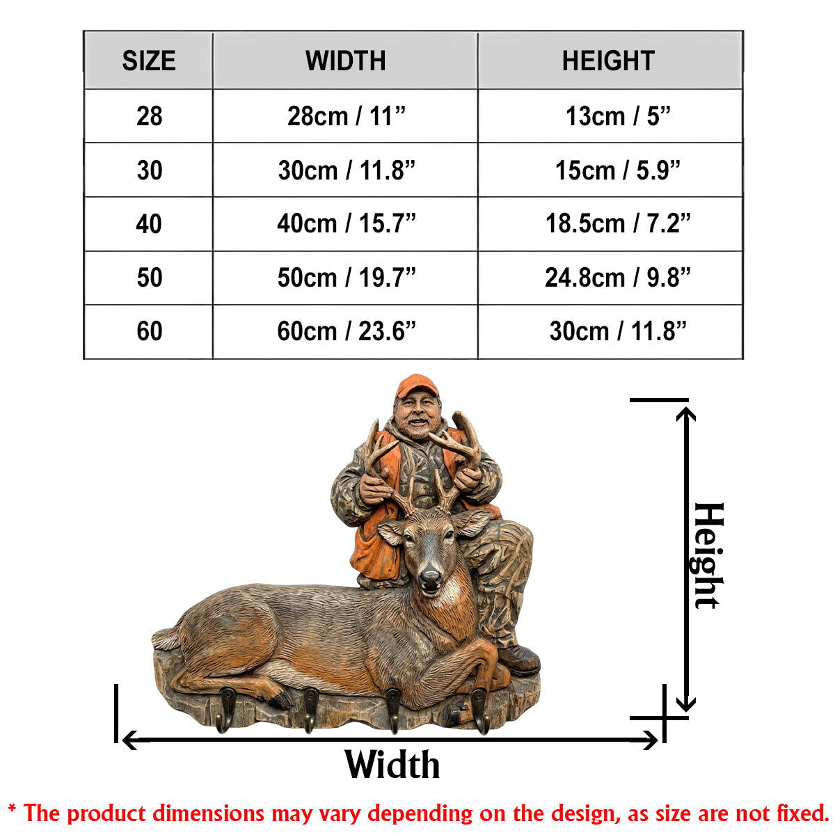 Individuell gestaltbares Jagd-Hängegestell nach Foto – personalisiert und in Sonderform