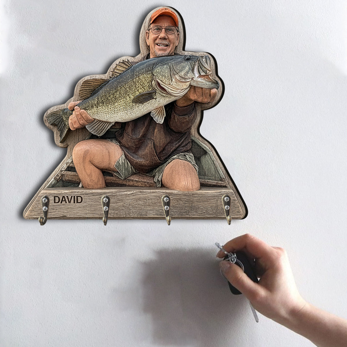 Individuell gestalteter Angelhaken nach Foto – Angelhaken in Sonderform