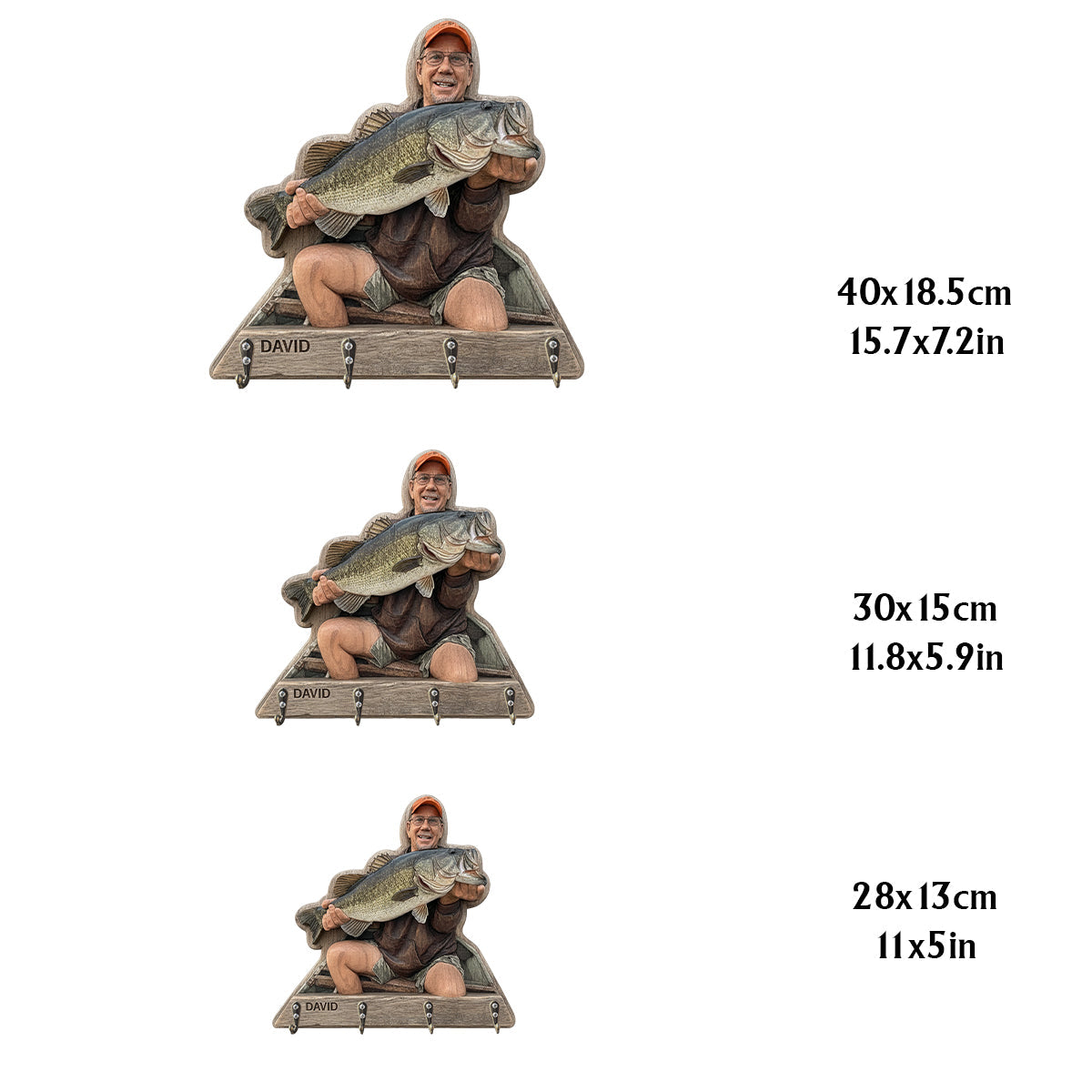 Individuell gestalteter Angelhaken nach Foto – Angelhaken in Sonderform