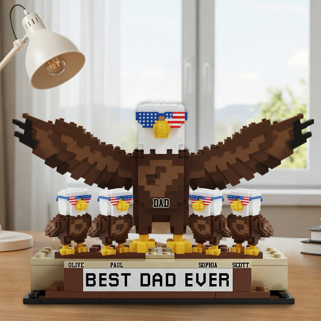 Bester Papa aller Zeiten – Personalisierte Acrylplakette in individueller Form für Väter