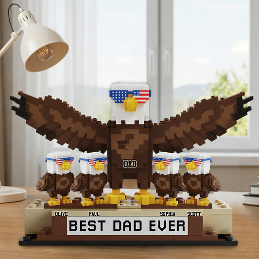 Best Dad Ever - Personalized Father Custom Shaped Acrylic Plaque