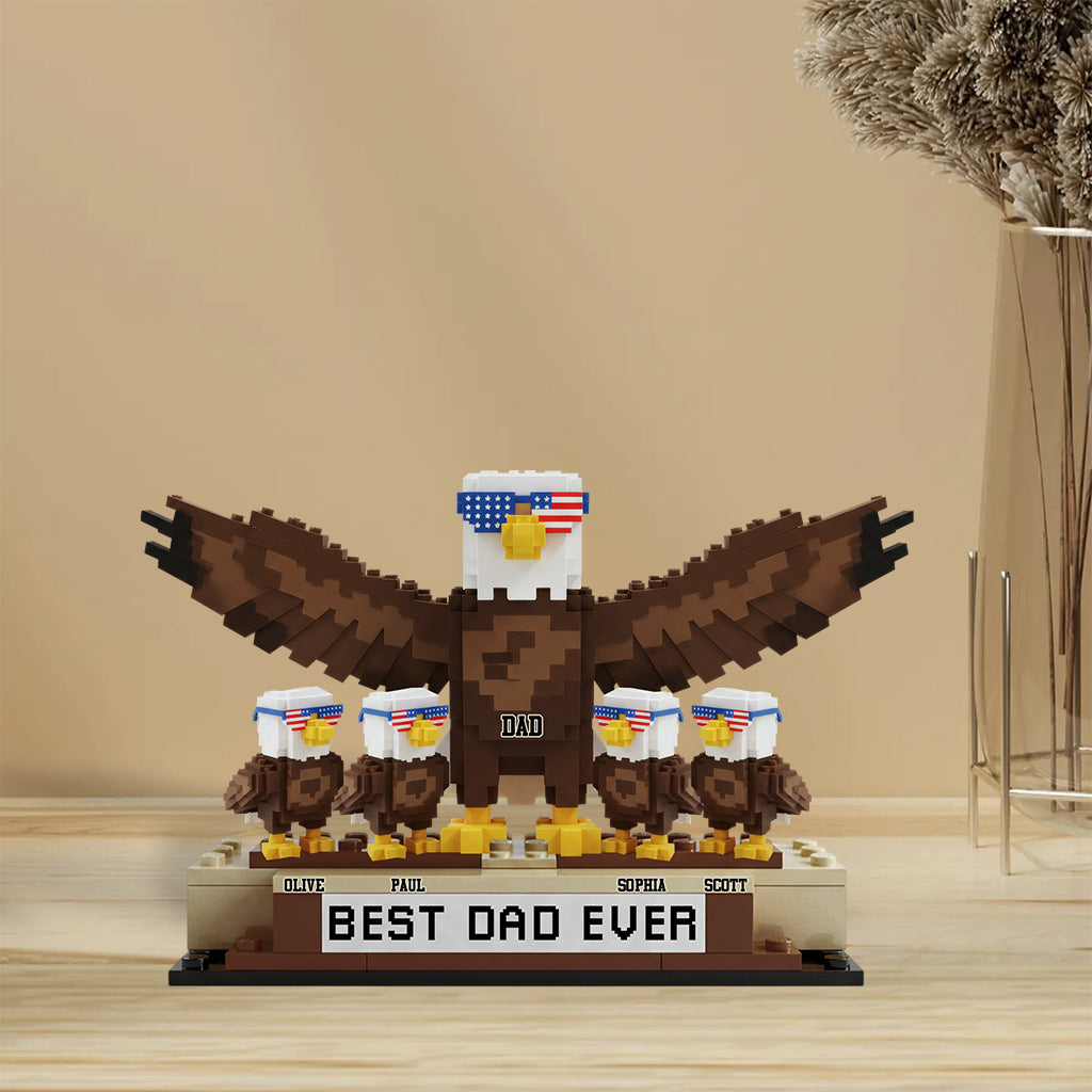 Bester Papa aller Zeiten – Personalisierte Acrylplakette in individueller Form für Väter