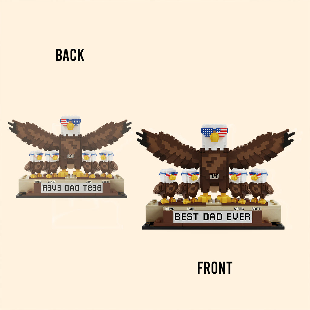 Bester Papa aller Zeiten – Personalisierte Acrylplakette in individueller Form für Väter