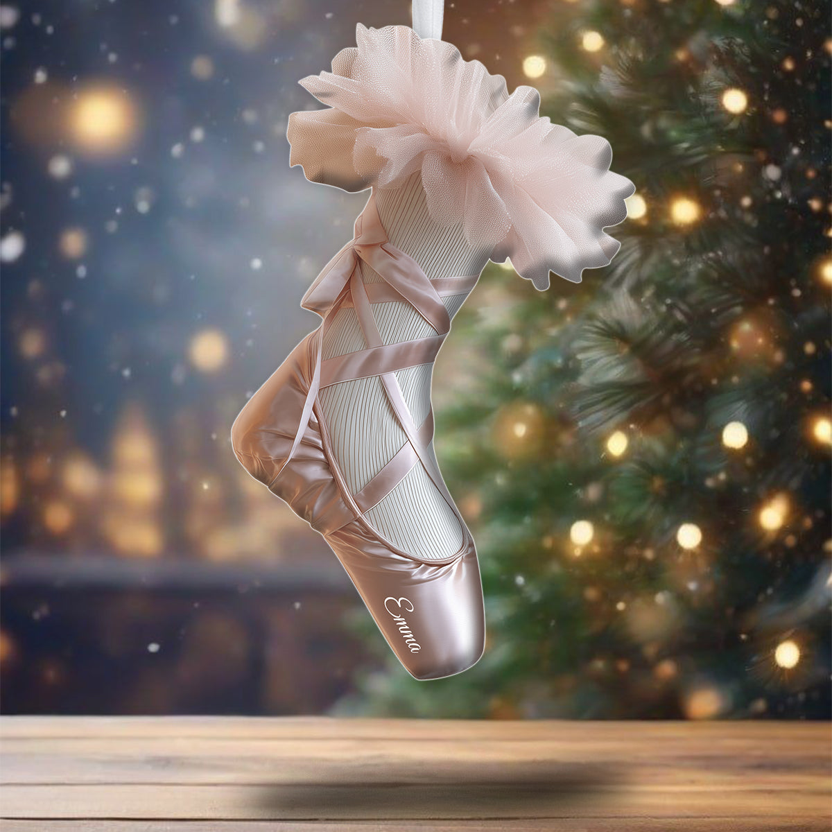 Das perfekte Geschenk für Ballettliebhaber – personalisierter Weihnachtsstrumpf in Ballettform