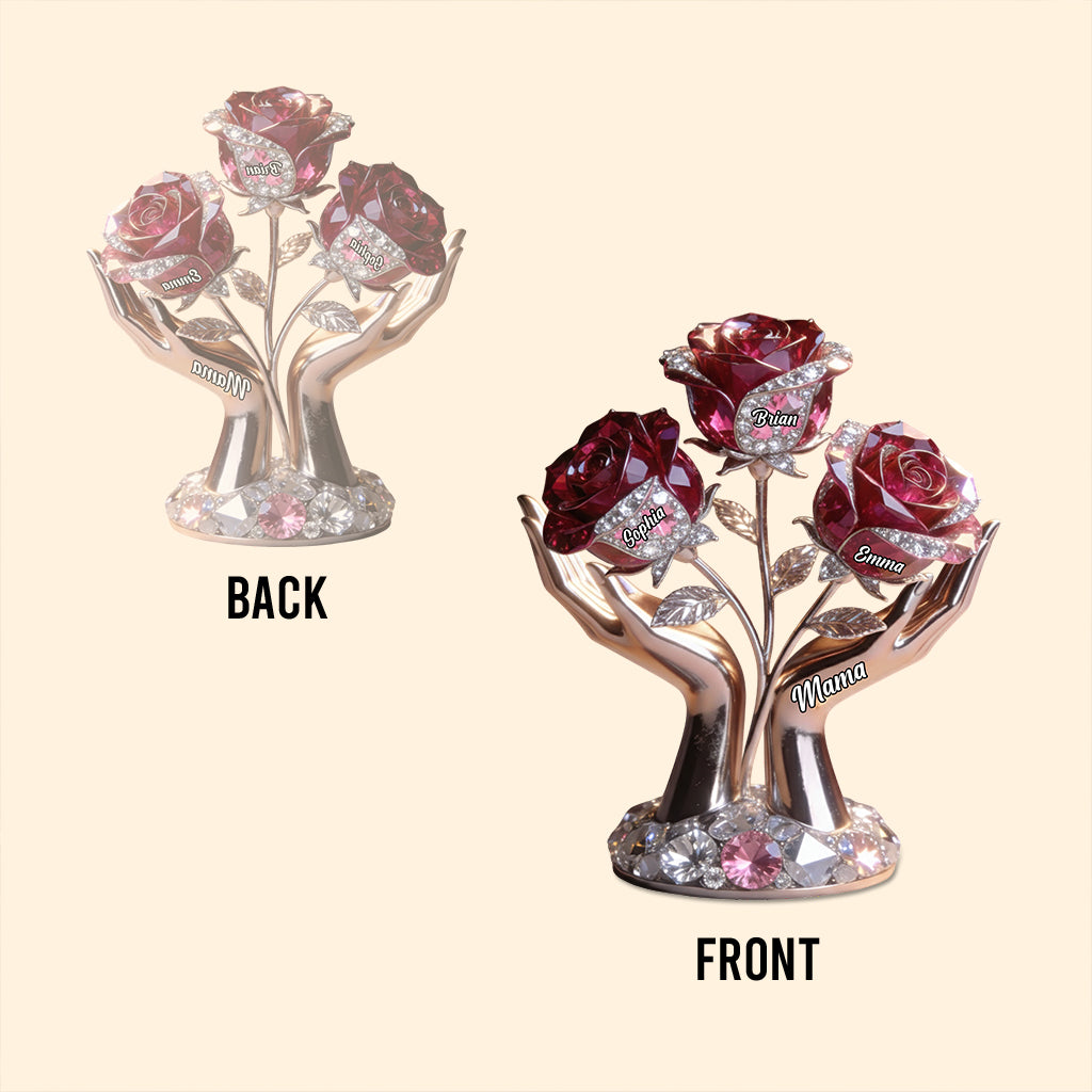 Mom Grandma Gifts - Personalized Mother Custom Shaped Acrylic Plaque