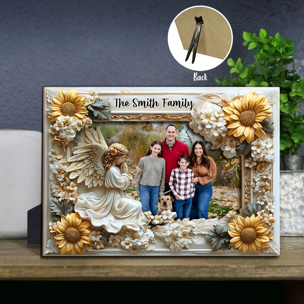 In God We Trust - Personalized Christian Cut Shape Photo Frame