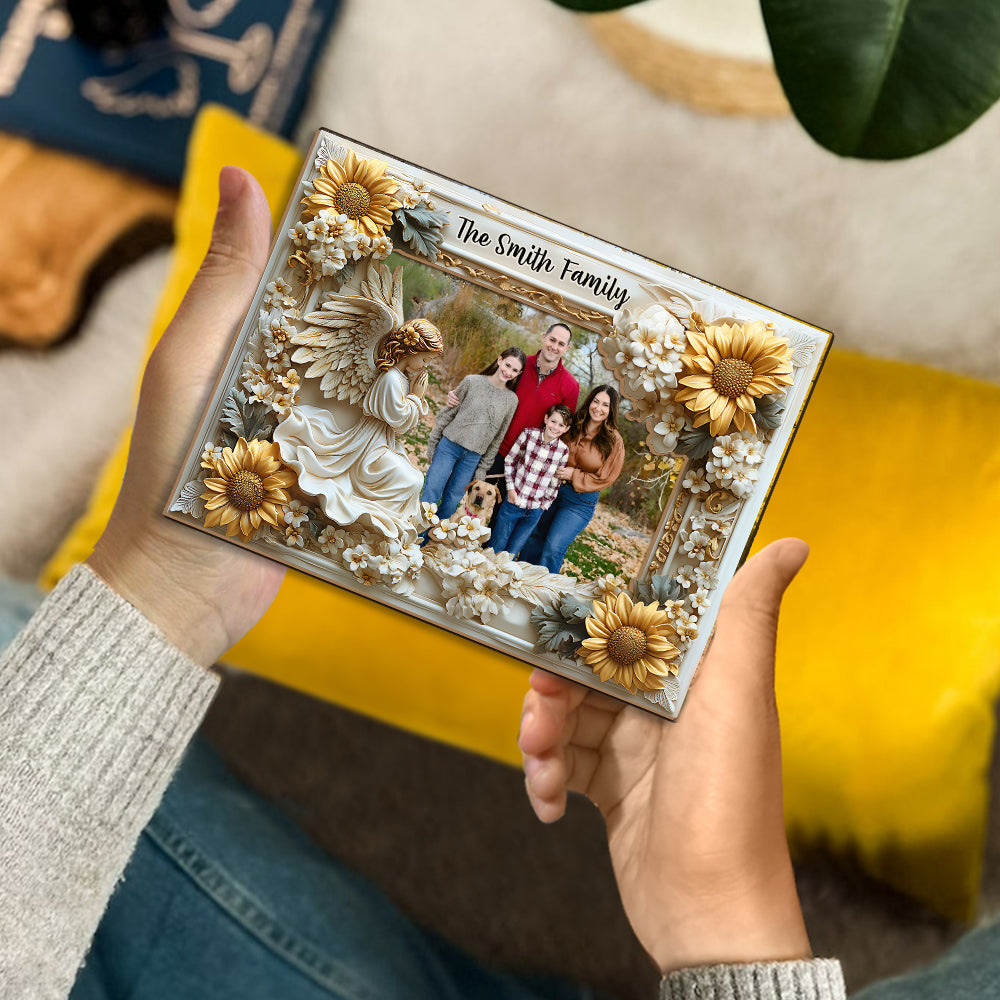 In God We Trust - Personalized Christian Cut Shape Photo Frame