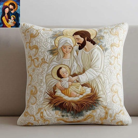 Bethlehem Starlight – Personalisiertes christliches Dekokissen