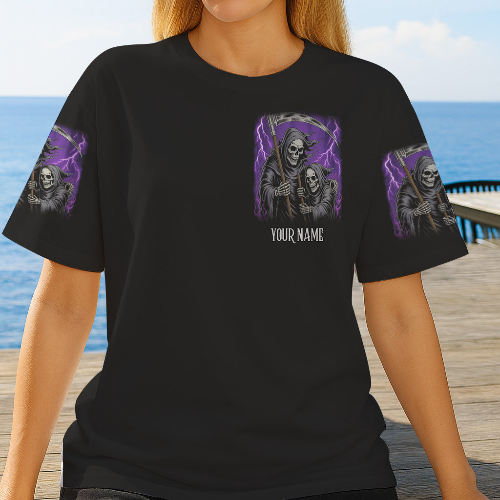 Halloween-Hund - Personalisiertes Halloween-Shirt mit Allover-Print