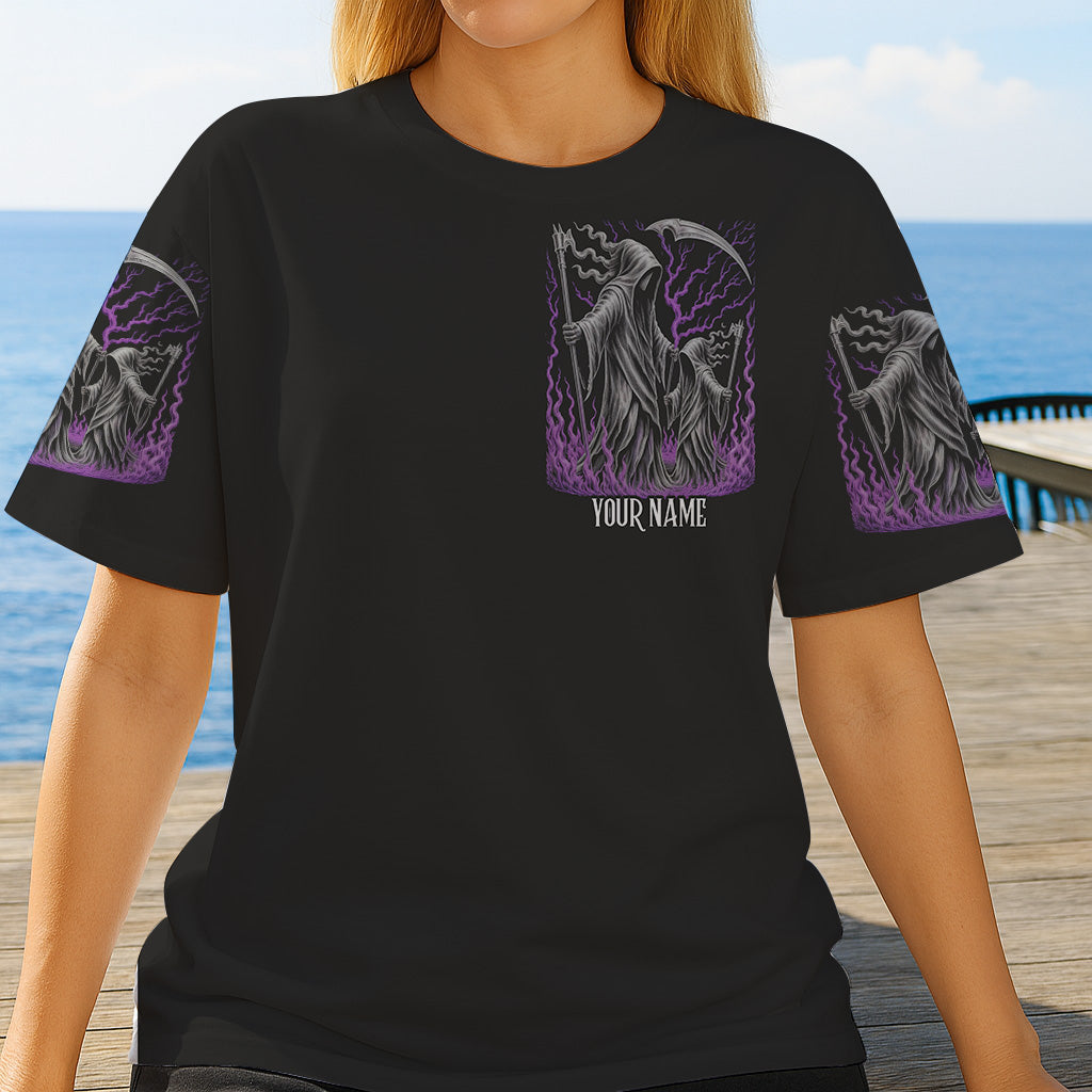 Halloween-Hund - Personalisiertes Halloween-Shirt mit Allover-Print