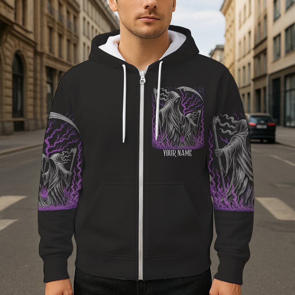 Halloween-Hund - Personalisiertes Halloween-Shirt mit Allover-Print