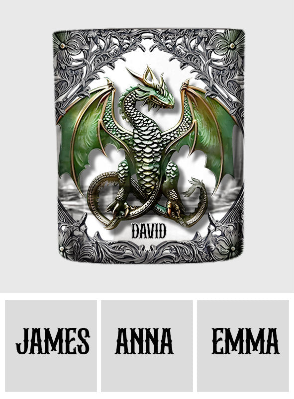 Biker Whiskey – Personalisiertes Drachen-Whiskyglas