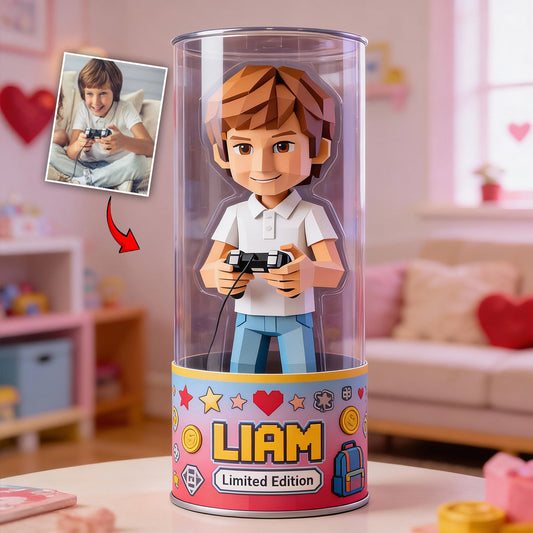 Einzigartige Geschenke für Kinder – personalisierte Acrylplakette in Kinderform