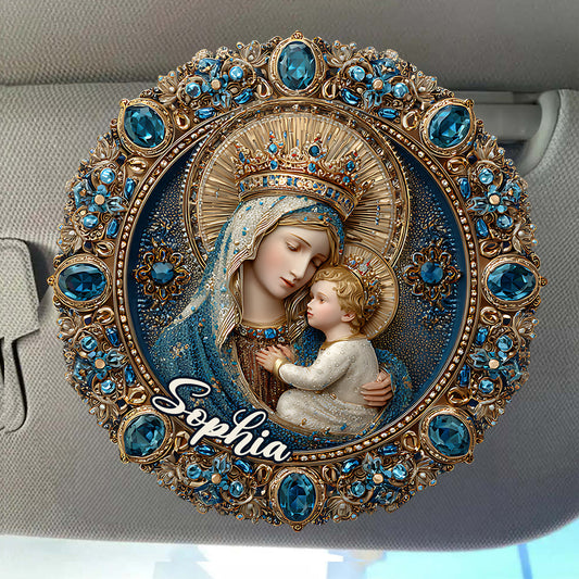 Full Of Grace - Personalized Christian Shaped Car Visor Clip
