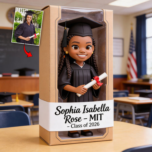 Herzlichen Glückwunsch! Abschlussjahrgang 2026 – Personalisierte, individuell geformte Acrylplakette zur Graduierung