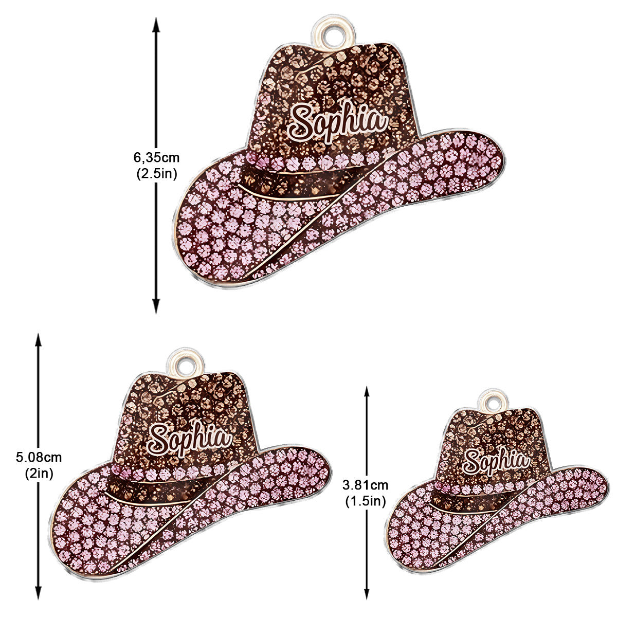 Sparkling Cowgirl Life - Personalized Cowgirl Earrings