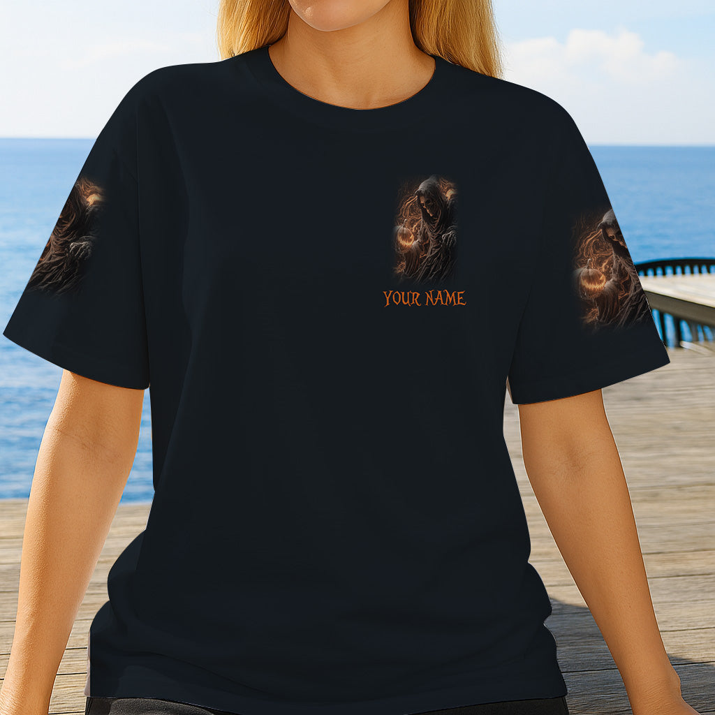 Glowing Skull - Personalized Skull All Over Shirt