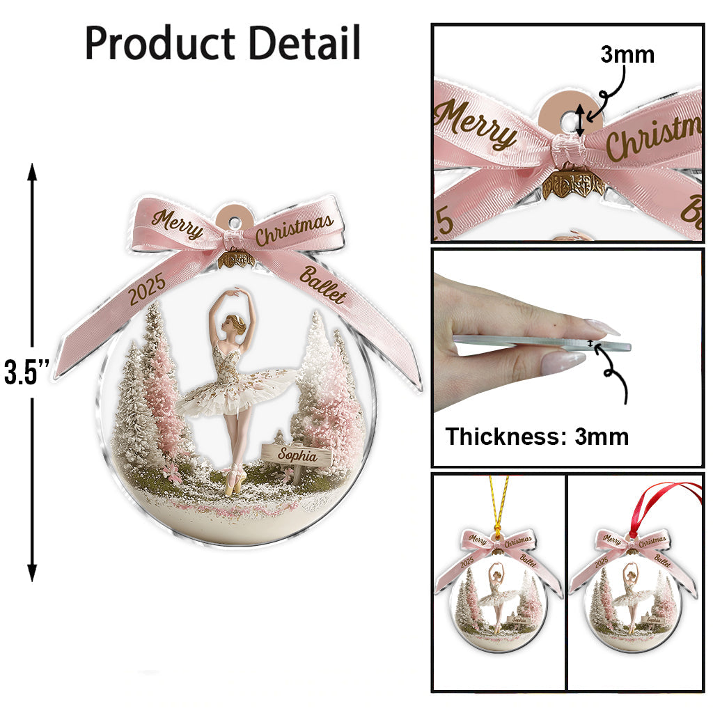 Awesome Ballet - Personalized Ballet Ornament