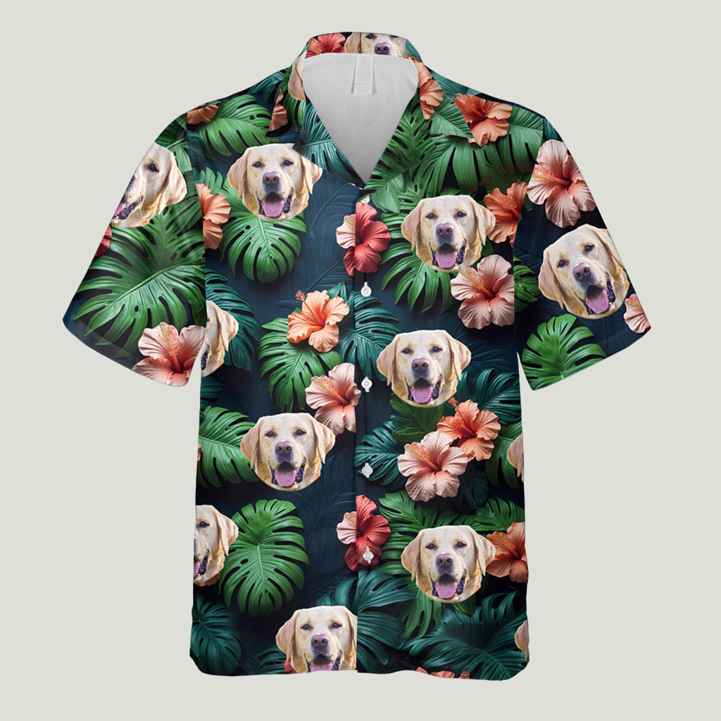 Sommerzeit - Personalisiertes Hawaiihemd für Hunde